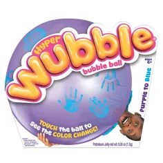Hyper Wubble zmieniająca kolor bąbelkowa piłka - fioletowo-niebieska