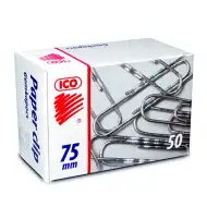 ICO: 475 spinaczy 75mm, 50 sztuk