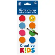 ICO: Creative Kids farby wodne 12 sztuk 28mm