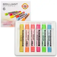 ICO: KOH-I-NOOR 8571 Brilliant zestaw 6 kolorowych pasteli