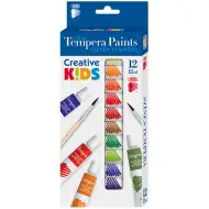 ICO: Kreatywna tempera dla dzieci, 12 sztuk, tubki 12 ml