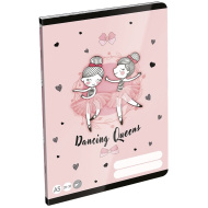 ICO: LizzySuli Lovely Ballerina Tiny Dancer gładki zeszyt A/5 20-32