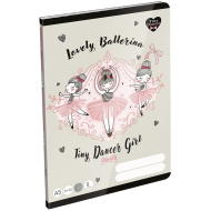 ICO: LizzySuli Lovely Ballerina Tiny Dancer zeszyt w linię dla klasy 2 A5 16-32