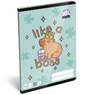 ICO: Lizzysuli Lollipop Capybara zeszyt w linię z motywem kapibary A/5 14-32
