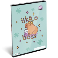 ICO: Lizzysuli Lollipop Kapibara wzorzysty zeszyt w linie A4 81-32