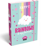 ICO: Lizzysuli Lollipop Rainbow pudełko na zeszyty A5 z gumką