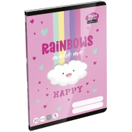 ICO: Lizzysuli Lollipop Rainbow zeszyt w linie A/5 dla 3. klasy 12-32