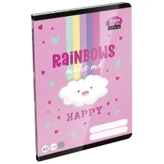 ICO: Lizzysuli Lollipop Rainbow zeszyt w linię dla 4. klasy A5 21-32