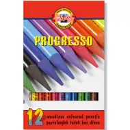ICO: Progresso kredki pastelowe 12 szt. Koh-I-Noor