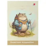 ICO: Przedszkolny zeszyt do korespondencji i notatek Cat, format A5, 32 kartki
