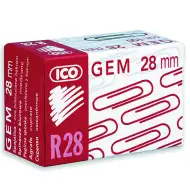 ICO: Spinacz biurowy R28 28mm 100 sztuk