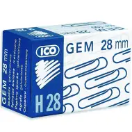 ICO: Spinacze 28 mm, 100 sztuk