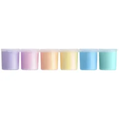 ICO: Süni tempera w słoiczkach, kolory pastelowe, 6 x 25 ml zdjęcie 2