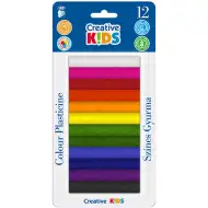 ICO: Zestaw kolorowej plasteliny Creative kids, 12 sztuk, 165 g