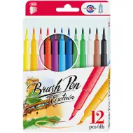ICO: Zestaw markerów pędzelkowych Brush Pen 12 sztuk