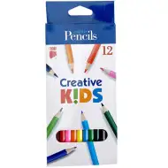 ICO: Zestaw sześciokątnych kredek ołówkowych Creative Kids, 12 sztuk