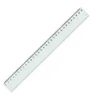 ICO: przezroczysta linijka 30 cm