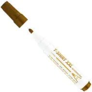 Ico: XXL marker tekstylny w kolorze brązowym