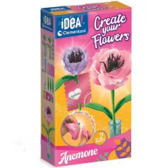 Idea! Mini zestaw do tworzenia kwiatów „Zawilec” - Clementoni
