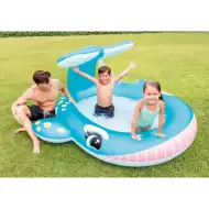 Intex: Basen wieloryb z fontanną 201x196x91 cm