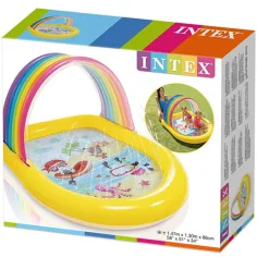 Intex: Tęczowy basen z fontanną 147x130x86cm zdjęcie 2