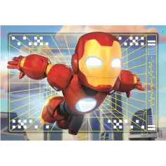 Iron Man i jego niesamowici przyjaciele 2x20-elementowe puzzle Supercolor - Clementoni zdjęcie 2