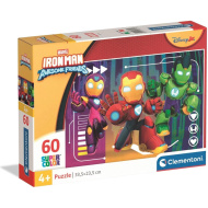 Iron Man i jego przyjaciele — 60-elementowe puzzle Supercolor - Clementoni