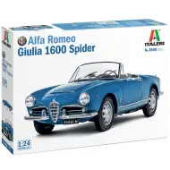 Italeri 1/24 Alfa Romeo Giulia 1600 Spider model samochodu