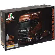 Italeri 1/24 Scania R730 Black Amber model ciężarówki.