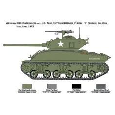 Italeri 1/35 M4A1 SHERMAN czołg z amerykańską załogą modelarską zdjęcie 5