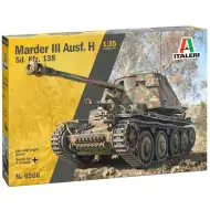 Italeri 1/35 Marder III Ausf. H Sd.Kfz.138 model czołgu
