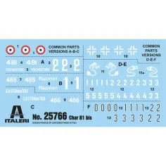 Italeri 1/56 model czołgu Char B1 Bis zdjęcie 5