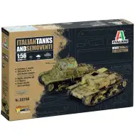 Italeri 1/56 włoskie czołgi i modele czołgów Semoventi