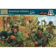 Italeri 1/72 American Infantry WWII. figurki żołnierzy modelarskie.