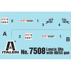 Italeri 1/72 Autocannone 3RO działko przeciwlotnicze zestaw modelarski z 8 figurkami zdjęcie 2