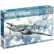 Italeri 1/72 Bf 110 C Zerstörer myśliwiec modelarski