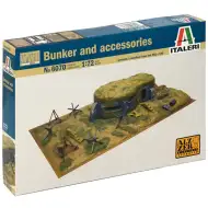 Italeri 1/72 Bunker i elementy terenu zestaw dioramy