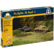 Italeri 1/72 Pz.Kpfw. III Ausf. J czołg zestaw modelarski 2-sztukowy