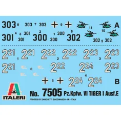 Italeri 1/72 Pz. Kpfw. VI Tiger I Ausf. E czołg Tygrys zestaw modeli 2 szt. zdjęcie 2