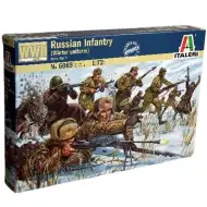 Italeri 1/72 Rosyjska Piechota Zimowy Mundur Rosyjskie figurki żołnierzy w zimowych mundurach model.