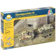 Italeri 1/72 Sturmgeschütz III działo szturmowe zestaw modelarski 2 szt.