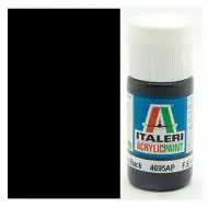 Italeri Gloss Black (4695AP) - Błyszcząca czarna farba modelarska 20ml
