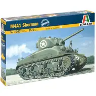 Italeri model czołgu M4A1 Sherman w skali 1/72