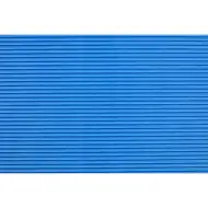 Jasnoniebieska dekoracyjna tektura falista 3D w rolce B/2 50x70 cm 1 szt.