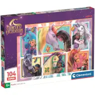 Jednorożcowa Akademia magiczne portrety puzzle 104 elementów - Clementoni