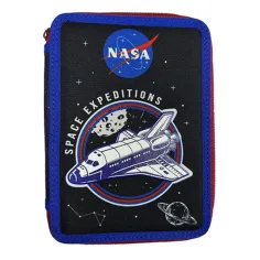 Must: NASA Space Expeditions 2-komorowy piórnik z wypełnieniem