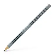 Jumbo Grip ołówek grafitowy B srebrny - Faber-Castell