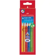 Jumbo kredki kolorowe zestaw 6 sztuk - Faber-Castell