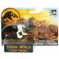 Jurassic World: Danger Pack Guanlong vs. Lystrosaurus zestaw figurek dinozaurów - Mattel