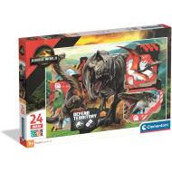 Jurassic World Maxi Super Color 24-elementowe puzzle - Clementoni